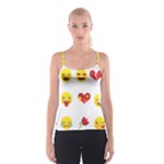 Valentine Emojis Spaghetti Strap Top