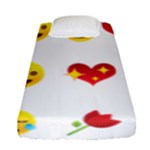 Valentine Emojis Fitted Sheet (Single Size)