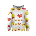 Valentine Emojis Kids  Pullover Hoodie