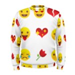 Valentine Emojis Men s Sweatshirt