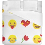 Valentine Emojis Duvet Cover (King Size)