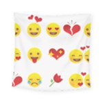 Valentine Emojis Square Tapestry (Small)