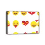 Valentine Emojis Mini Canvas 6  x 4  (Stretched)