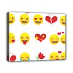 Valentine Emojis Canvas 10  x 8  (Stretched)