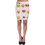 Valentine Emojis Bodycon Skirt