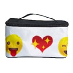 Valentine Emojis Cosmetic Storage Case