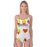 Valentine Emojis Camisole Leotard 