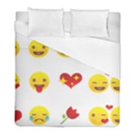 Valentine Emojis Duvet Cover (Full/ Double Size)