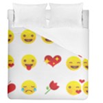 Valentine Emojis Duvet Cover (Queen Size)