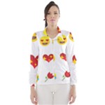 Valentine Emojis Wind Breaker (Women)