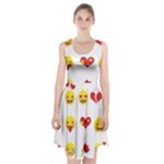 Valentine Emojis Racerback Midi Dress