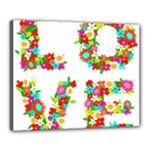 Floral Love Canvas 20  x 16  (Stretched)