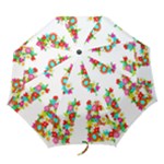 Floral Love Folding Umbrella