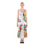 Floral Love Sleeveless Maxi Dress