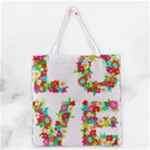 Floral Love Grocery Tote Bag