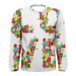 Floral Love Men s Long Sleeve Tee