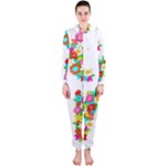 Floral Love Hooded Jumpsuit (Ladies)