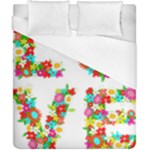 Floral Love Duvet Cover (California King Size)