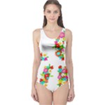 Floral Love One Piece Swimsuit