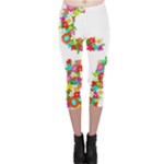 Floral Love Capri Leggings 