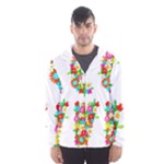 Floral Love Hooded Wind Breaker (Men)