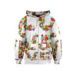 Floral Love Kids  Zipper Hoodie