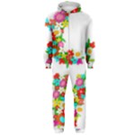 Floral Love Hooded Jumpsuit (Men)