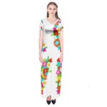 Floral Love Short Sleeve Maxi Dress