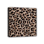 cheetah leopard print Mini Canvas 4  x 4  (Stretched)