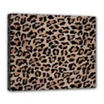 cheetah leopard print Deluxe Canvas 24  x 20  (Stretched)