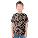 cheetah leopard print Kids  Cotton Tee