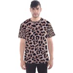 cheetah leopard print Men s Sport Mesh Tee