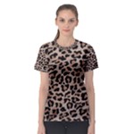 cheetah leopard print Women s Sport Mesh Tee