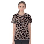 cheetah leopard print Women s Cotton Tee