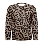 cheetah leopard print Men s Long Sleeve Tee