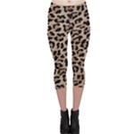 cheetah leopard print Capri Leggings 