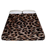 cheetah leopard print Fitted Sheet (California King Size)