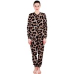 cheetah leopard print OnePiece Jumpsuit (Ladies)