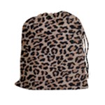 cheetah leopard print Drawstring Pouch (XXL)