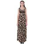 cheetah leopard print Empire Waist Maxi Dress