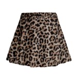 cheetah leopard print Mini Flare Skirt