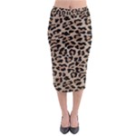 cheetah leopard print Midi Pencil Skirt