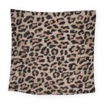 cheetah leopard print Square Tapestry (Large)