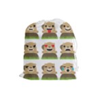 Groundhog Emojis Drawstring Pouch (Large)