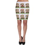 Groundhog Emojis Bodycon Skirt