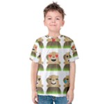 Groundhog Emojis Kids  Cotton Tee