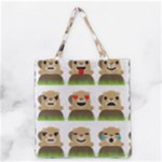 Groundhog Emojis Grocery Tote Bag