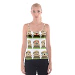 Groundhog Emojis Spaghetti Strap Top