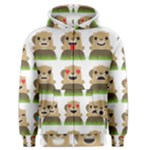 Groundhog Emojis Men s Zipper Hoodie