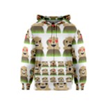 Groundhog Emojis Kids  Zipper Hoodie